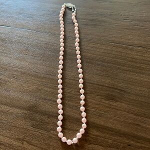18” Pink Pearl Necklace